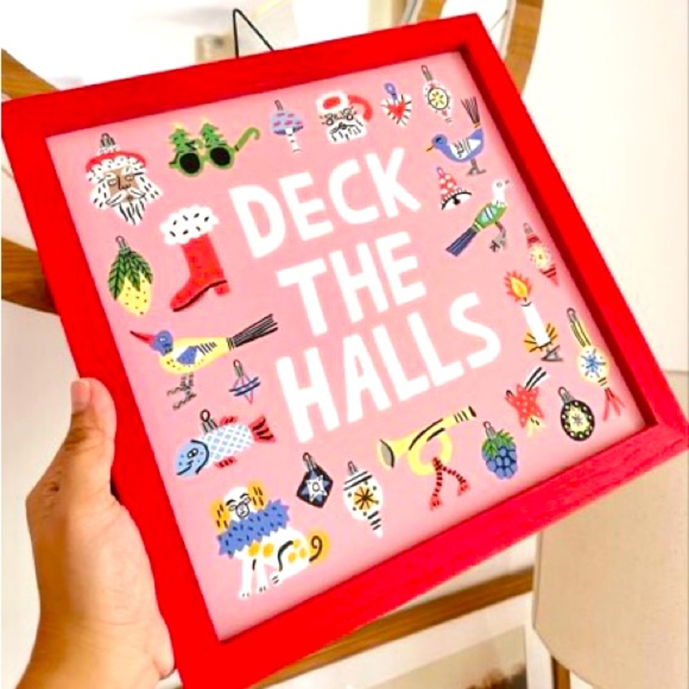 Christmas Deck The Halls Wall Decoration